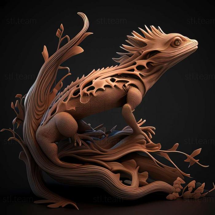 3D model Salamandra lanzai (STL)